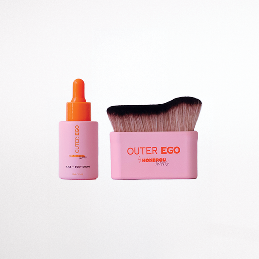 Outer Ego - Face + Body Drops & Contour Blending Brush Bundle